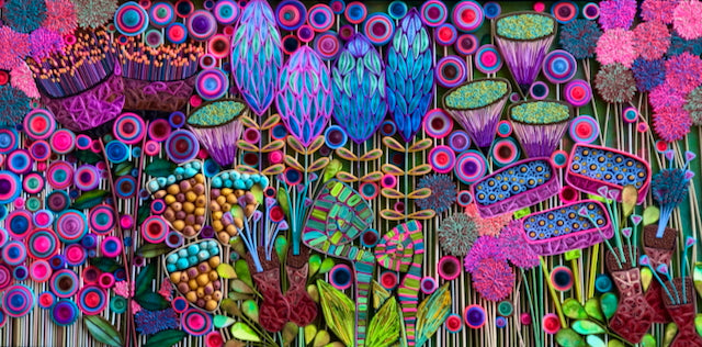 Commissioned Quilled Mosaic Original Artwork