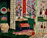 Framed, Matted & Signed Fine Art Print: Green Bathroom 8x10