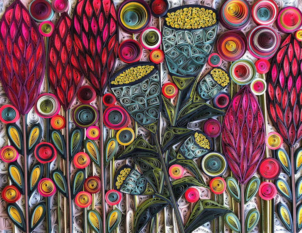 Framed, Matted & Signed Fine Art Print: Flowers 8x10