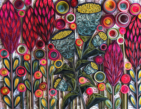 Framed, Matted & Signed Fine Art Print: Flowers 8x10