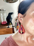 Day 2 Earrings: Quilled Paper Earrings