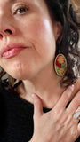 Day 10 Earrings: Quilled Paper Earrings