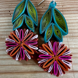 Day 11 Earrings: Quilled Paper Earrings