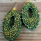 Day 15 Earrings: Quilled Paper Earrings