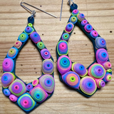 Day 17 Earrings: Quilled Paper Earrings