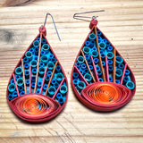 Day 22  Earrings: Quilled Paper Earrings