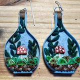 Day 24 Earrings: Quilled Paper Earrings