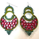 Day 29 Earrings: Quilled Paper Earrings