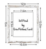 Framed, Matted & Signed Fine Art Print: The Thought of Where 8x10