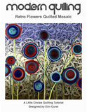 Retro Flowers Quilled Mosaic Digital PDF Tutorial
